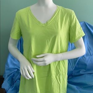 Fresh produce ladies Lime green T-shirt